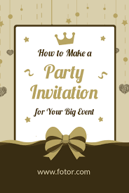 how to make party invitations for your