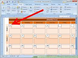 How To Create An Event Calendar In Microsoft Word 2008 7 Steps