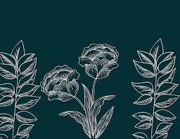 Pattern Plants And Herbs Isolated Icon