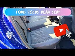 Rear Seats Of A Ford Focus Mk3 5