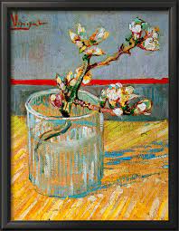 Blossoming Almond Branch In A Glass C