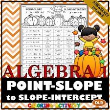 Thanksgiving Algebra 1 Writing Linear