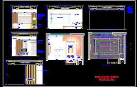 Floor Plan And Ceiling Design Dwg File