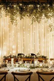 Fairy Lights Wedding Reception Ideas