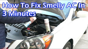 how to fix smelly ac in your car like