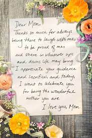 a letter to my mom postcard