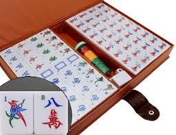chinese numbered x large tiles mahjong