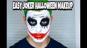 easy inexpensive joker halloween makeup