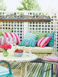 Bright And Colorful Outdoor Living Spaces