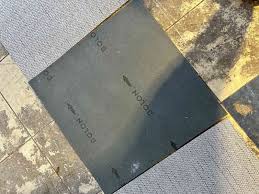bolon vinyl metallic tiles used