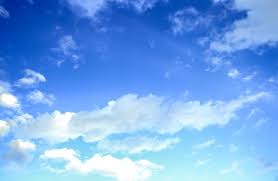 stock photo of blue sky and thin clouds