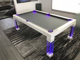 convertible dining pool tables neon