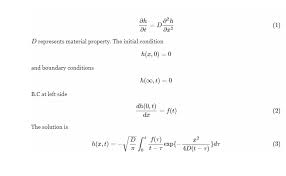 solution of 1d heat equation