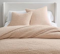 taupe bedding pottery barn