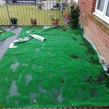 For the price guide we are going to use the medians for both artificial grass material and waste, $2.80/sq ft and 15%. How To Put Artificial Grass On Mud