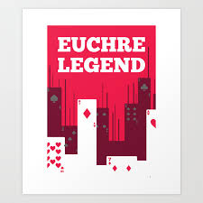 legend card game graphic gift art print
