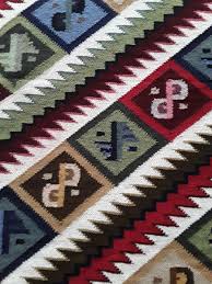 traditional peruvian flatweave rug