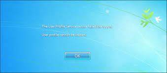 the user profile service service failed