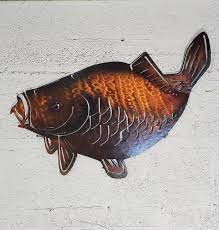 Karp Carp Koi Fish Metal Wall Art Fish