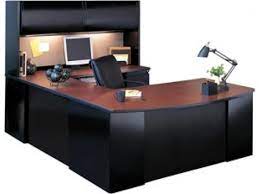 A contemporary styled u shaped desk with hutch, this unit from offices to go features a large work space area, full drawer file cabinets, and is constructed of durable 3mm pvc edge. Exec U Shaped Office Desk With Hutch Csii 7265 Office Desks