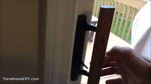 how to fix sliding gl door lock