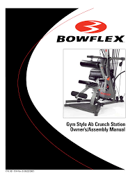 bowflex user manual gym style ab