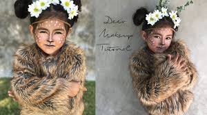 baby deer halloween makeup tutorial