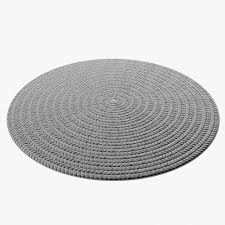 round rug 3d model 2 max fbx obj