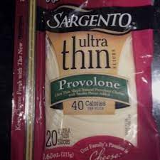 calories in sargento ultra thin sliced