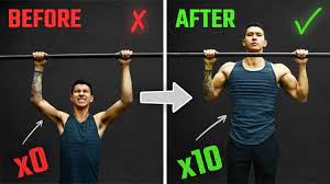 pull ups from 0 to 10 reps fast
