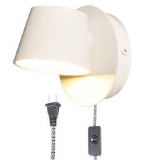 modern led wall lamp wall sconce plug