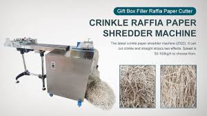 crinkle paper shredding machine gift