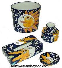 Many stone suppliers publishing bathroom accessories products. Mexican Talavera Pottery Accessories