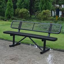 Cesicia 6 Ft Metal Outdoor Bench With