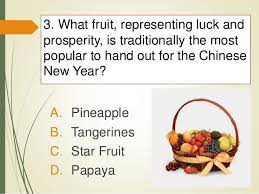 Chinese new year was originally meant to scare off a monster. Chinese New Year Quiz