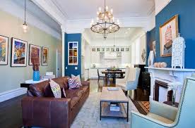 Paint walls a light grey in. 15 Interesting Combination Of Brown And Blue Living Rooms Home Design Lover