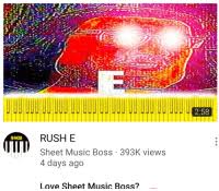 Download and print in pdf or midi free sheet music for rush e by sheet music boss arranged by 775234 for piano (solo) 258 Rush E Sheet Music Boss 393k Views 4 Days Ago Smb Love Sheet Music Boss Love Meme On Me Me