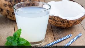 coconut water or coconut milk which