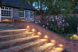 Ideas Garden Lighting Incredible Outdoor Stairs Lights With