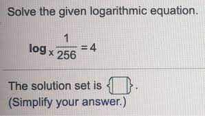 write in logarithmic form 64 1296