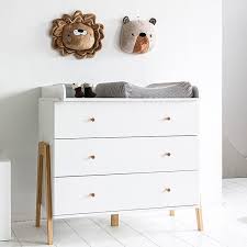 baby changing table brise white