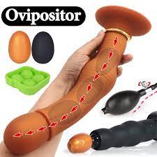 Air Push Anal Ovipositor Stimulate Prostate Massage Butt Plugs Fantasy  Dildo Anus Vaginal Eggs Adult Sex Toys For Men Women Gay 