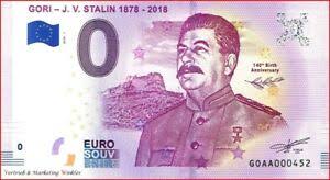 Our currency rankings show that the most popular euro exchange rate is the eur to usd rate. Gori J V Stalin 1878 2018 Null 0 Euro Schein Banknote Souvenir Ebay