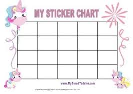 Unicorn Printable Reward Chart For Toddlers My Bored Toddler