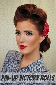 victory rolls a pin up hair tutorial