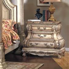 Product titlehosta canopy metal platform bed, queen size. Mcferran B9097 Monaco Blanc Luxury Queen Size Canopy Bedroom Set 5 Pcs Classic B9097 Q Set 5