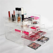 find many great new used options and get the best deals for large 5 tier clear acrylic makeup cosmetic organizer storage box drawers case at the
