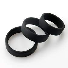 Amazon.com: LeLuv Flat Band-Style Cock Ring 3 Pack Penis Rings Sex Toys for  Men Black : Health & Household