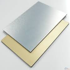 china silver brushed aluminum composite