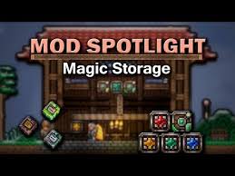 Terraria Mod Spotlight Magic Storage Mod Youtube